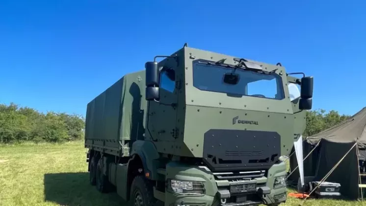Cami�n blindado TGS-Mil Protected de RMMV. Foto: Rehinmetall
