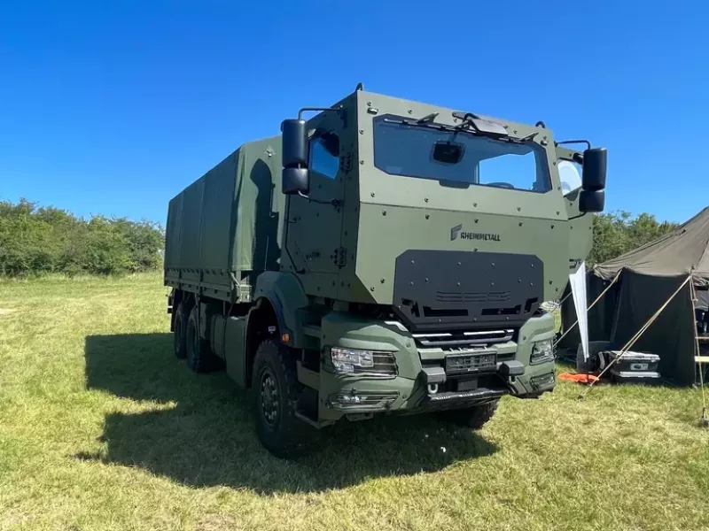 Cami�n blindado TGS-Mil Protected de RMMV. Foto: Rehinmetall