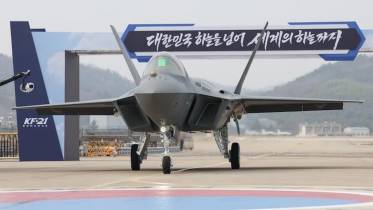 Primer KF-21 Boramae de producci�n en serie que prestara servicio en la Fuerza A�rea de la Rep�blica de Corea. (Gobierno de la Rep�blica de Corea)