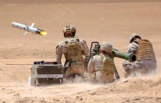 Soldados del Ej�rcito de Chile lanzando un misil Spike de la empresa Israeli Rafael Advanced Defense Systems. 