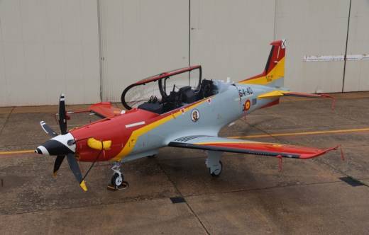 El �ltimo PC-21, el matriculado E.27-40 10326 54-40, es uno de los dos que opera el CLAEX.