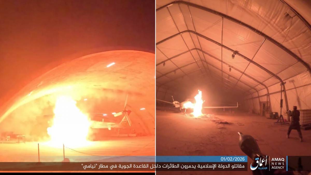 Las aeronaves resultaron dañadas y destruidas en la Base 101 del aeropuerto de Niamey. Las aeronaves resultaron dañadas y destruidas en la Base 101 del aeropuerto de Niamey.