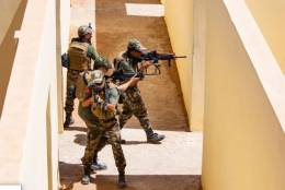 Fuerzas Especiales del Ej�rcito Marroqu� en las Maniobras African Lion 22.