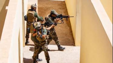 Fuerzas Especiales del Ej�rcito Marroqu� en las Maniobras African Lion 22.