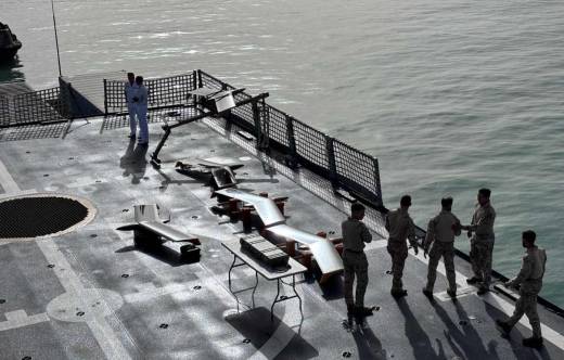 M5D-Airfox en Buque de Acci�n Mar�tima (BAM) de Armada.