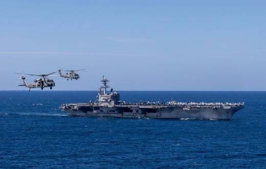 El portaaviones USS �George H.W. Bush�.  (foto US Navy)