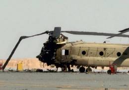 El helic�ptero Boeing CH-47 Chinook.