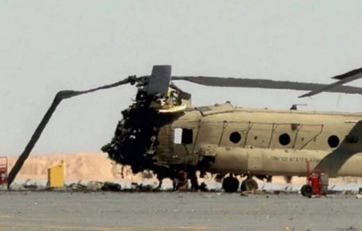 El helic�ptero Boeing CH-47 Chinook.