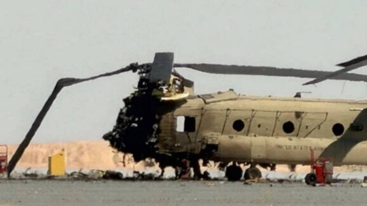 El helic�ptero Boeing CH-47 Chinook.