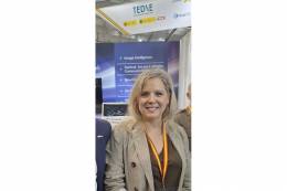 Clara T�bar, directora de Operaciones de TEDAE, en FIDAE 2026.