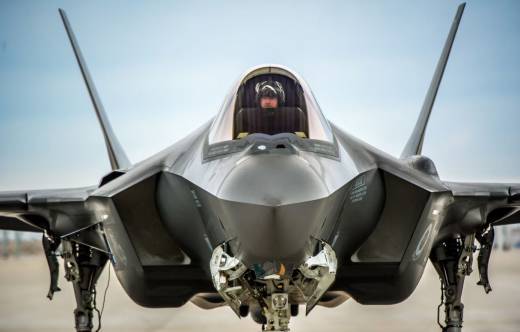 Avi�n de combate Lockheed Martin F‑35A Lightning II. (Cr�ditos: USAF) 