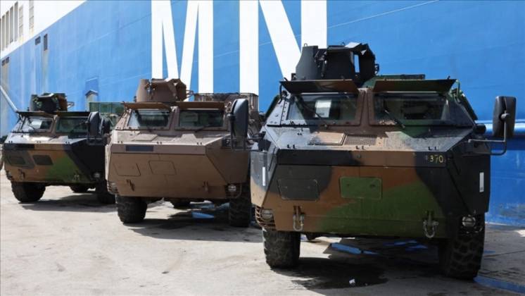 Veh�culos blindados de transporte de personal (VAP) de las Fuerzas Armadas Libanesas - fuente Ministerio de las Fuerzas Armadas y Asuntos de Veteranos.