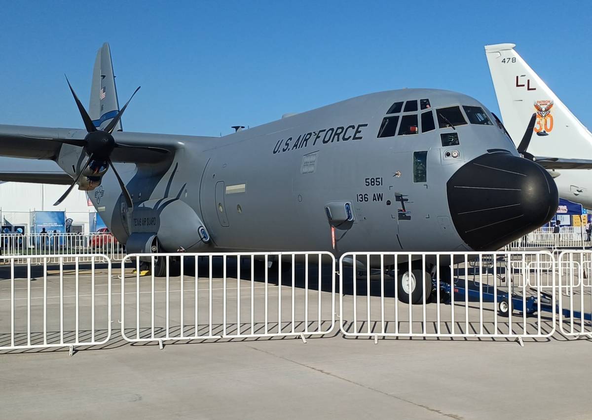 C-130J super Hercules de la Guardia Aerea Nacional de Texas