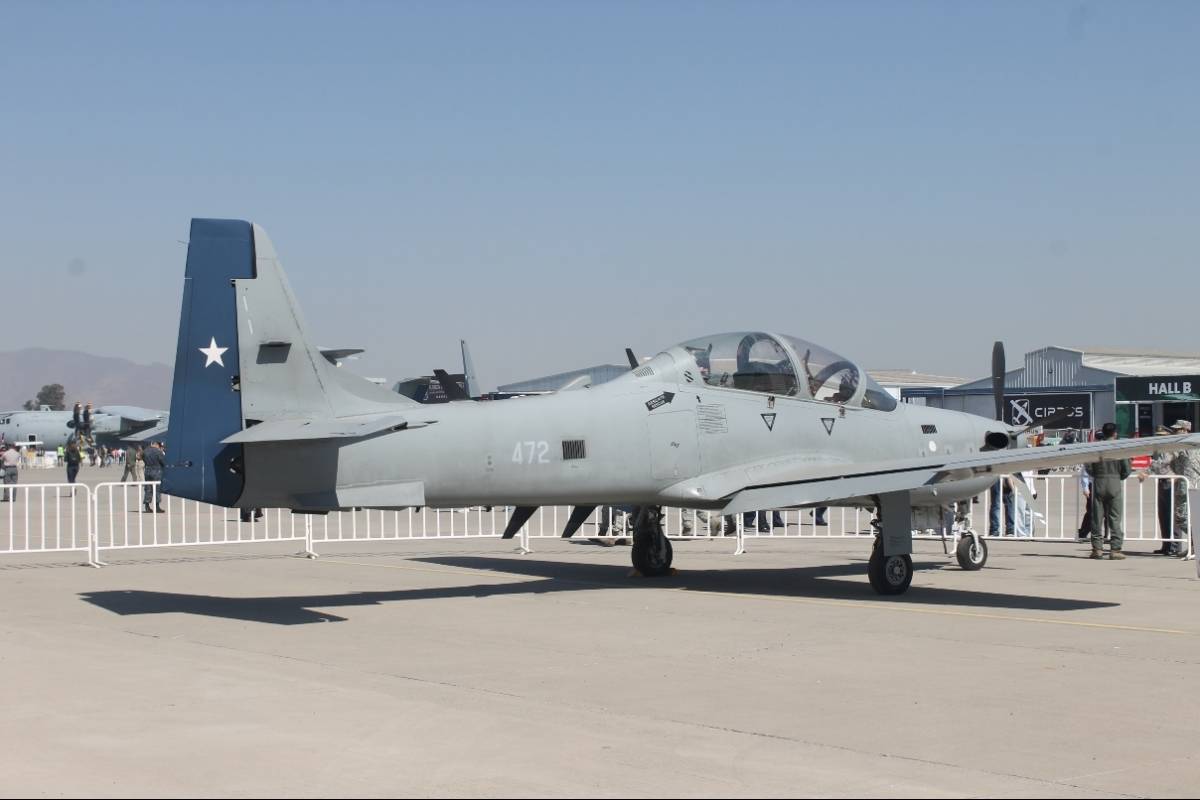 A-29B Super Tucano del Grupo de Aviacion N� 1.
