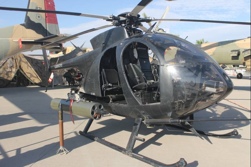 MD-500 Defender de la Aviacion del Ejercito.