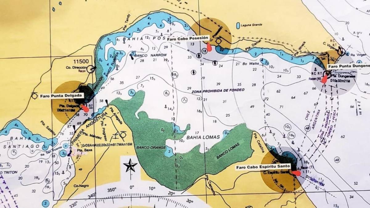 Boca Oriental del Estrecho de Magallanes, Territorio �ntegramente Chileno.