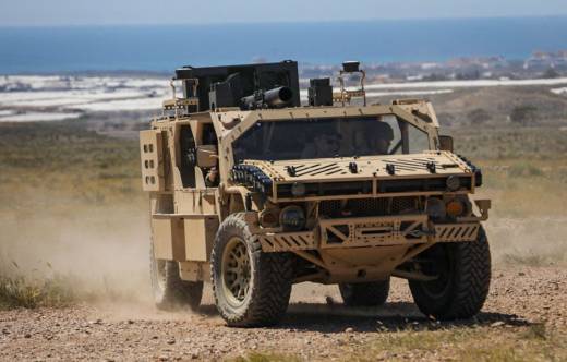 El Flyer con Alakran durante las pruebas (Ej�rcito de Tierra)