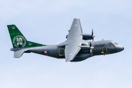 Uno de los CN235 del ET 82 �Maine� ha sido pintado especialmente para recordar los 30 a�os de servicio en Polinesia. (foto AAE)