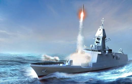 Fragata 4.500 de Hanwha Ocean.