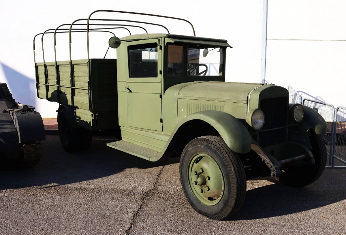 Uno de los miles de camiones rusos ZIS-5 de los entregados por la Uni�n de Rep�blicas Socialistas Sovi�ticas (URSS) a los republicanos durante la Guerra Civil espa�ola.