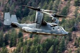 Los V-22 combinan cualidades de avi�n y helic�ptero gracias a su dise�o (USAF)