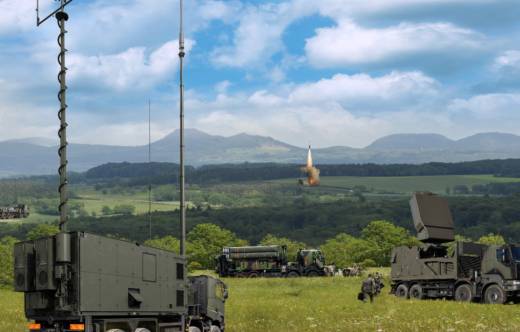 El sistema adquirido por Dinamarca est� igualmente equipado con un radar Thales Ground Fire. (Thales)