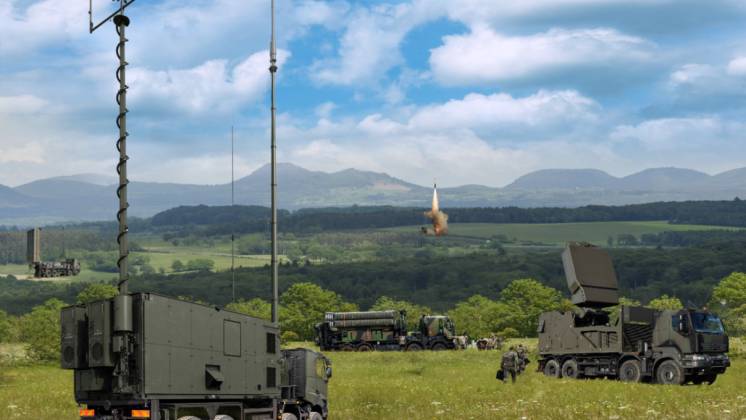 El sistema adquirido por Dinamarca est� igualmente equipado con un radar Thales Ground Fire. (Thales)