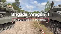 La Brigada “Aragón” I en el ejercicio multinacional ORION26 del Ejército de Tierra francés La Brigada “Aragón” I en el ejercicio multinacional ORION26 del Ejército de Tierra francés