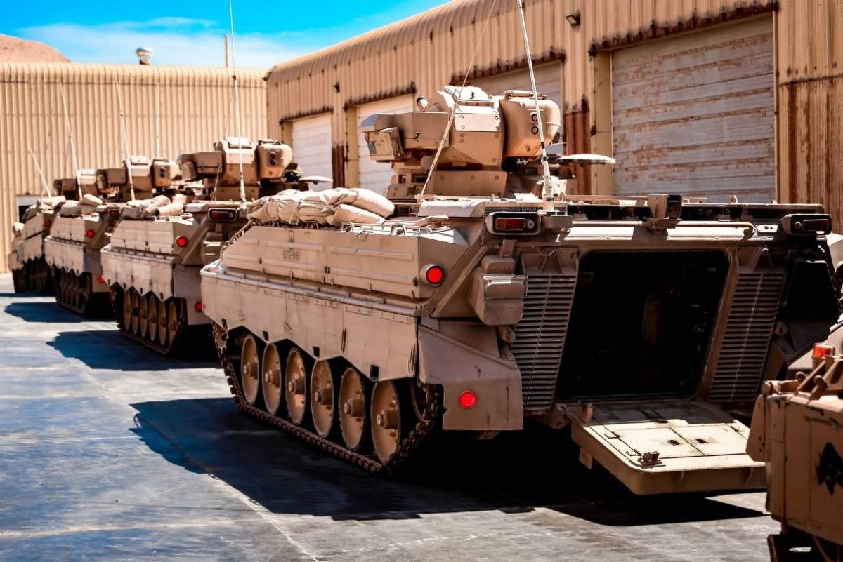 Veh�culos de combate de infanter�a Marder 1A3 del Ej�rcito de Chile.