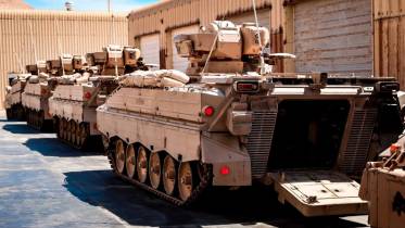 Veh�culos de combate de infanter�a Marder 1A3 del Ej�rcito de Chile.