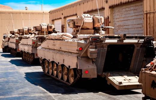 Veh�culos de combate de infanter�a Marder 1A3 del Ej�rcito de Chile.