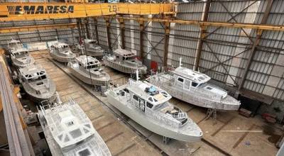 Lanchas patrulleras de aluminio del astillero chileno ASCON.