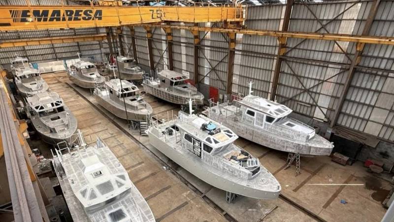 Lanchas patrulleras de aluminio del astillero chileno ASCON.