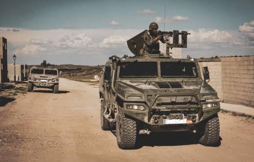 Integrantes del Batall�n �Filipinas� en el ejercicio �Balex I/25�.