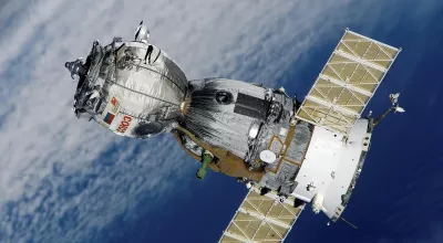 Sat�lite en el espacio. Foto: Instituto de la Ingenier�a de Espa�a