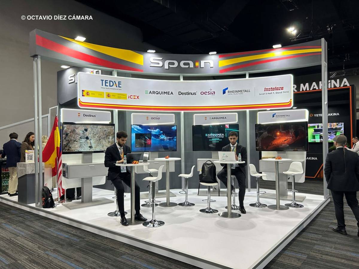 El pabellón de España, coordinado por TEDAE, en la feria DSA & NATSEC 2026(Octavio Díez Cámara) El pabellón de España, coordinado por TEDAE, en la feria DSA & NATSEC 2026(Octavio Díez Cámara)