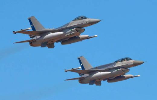 F-16C/D Block 50 de la Fuerza A�rea de Chile (FACh) (Instagram Cristian_Felipe_Stein)