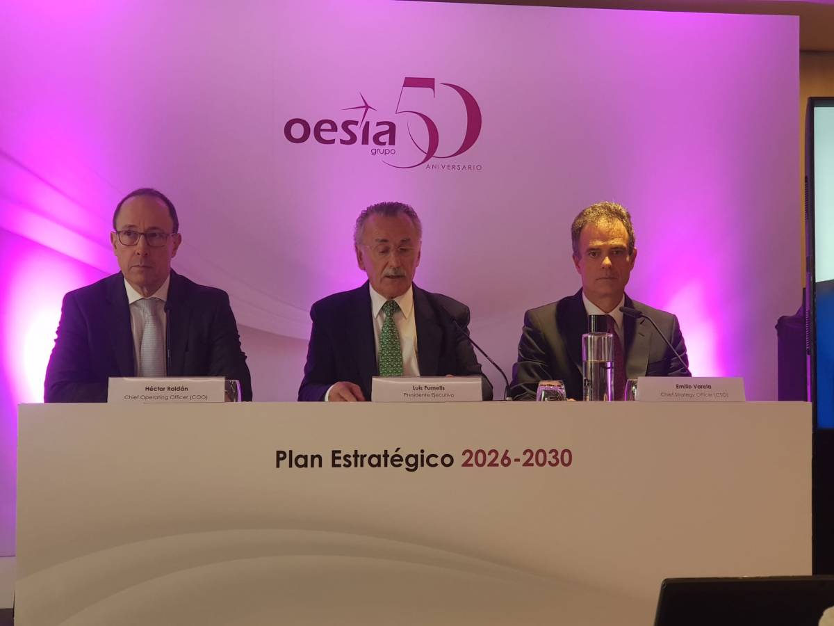 H�ctor Rold�n, director general, Luis Furnells, presidente y  Emilio Varela, responsable de estrategia (autor)