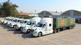 Hospital Modular de Campa�a del Ej�rcito (HMCE) sobre camiones de Tonelajes. 