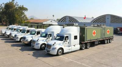 Hospital Modular de Campa�a del Ej�rcito (HMCE) sobre camiones de Tonelajes. 