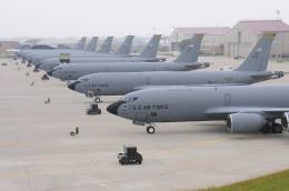 Boeing KC-135 Stratotanker de la USAF.