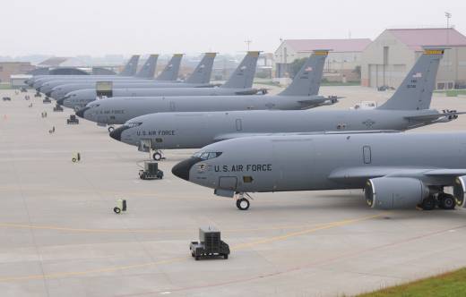 Boeing KC-135 Stratotanker de la USAF.