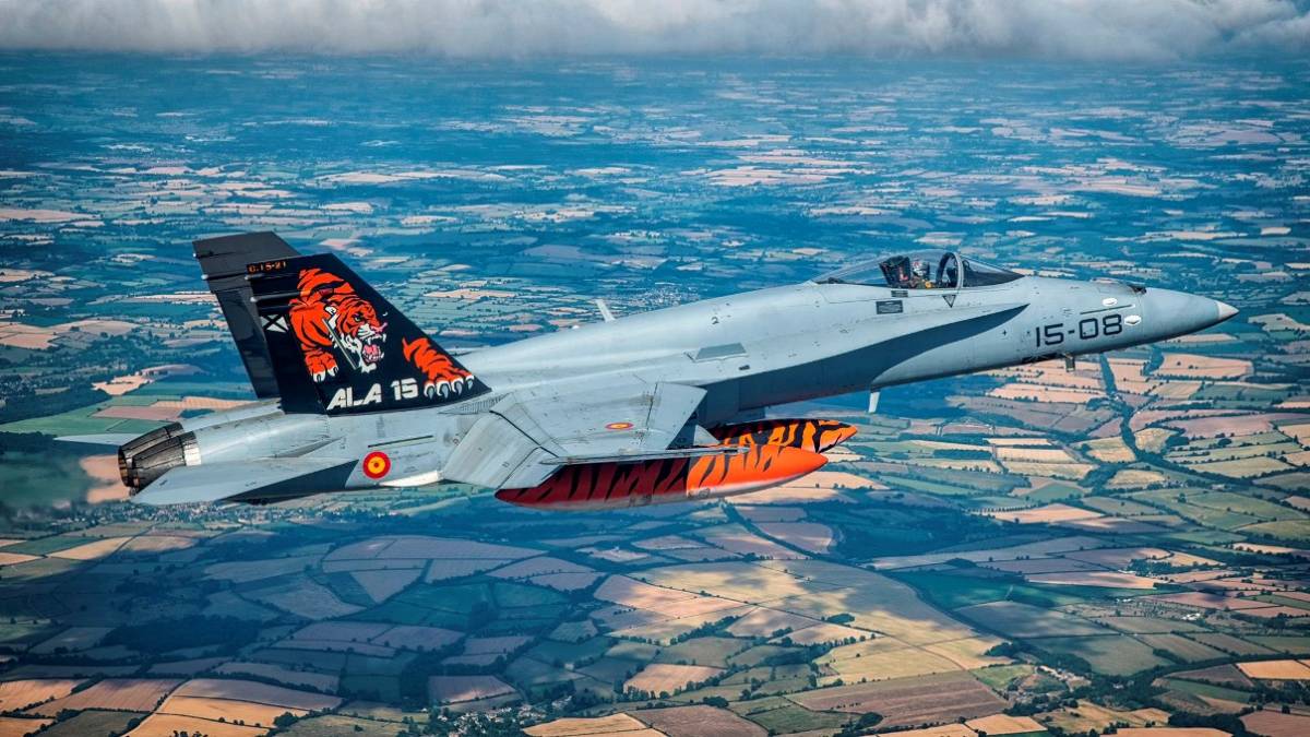 El Ala 15 ha destacado medios a Grecia para participar en la edici�n de este a�o del NATO Tiger Meet que se desarrolla en la Base A�rea de Araxos. (Ej�rcito del Aire y del Espacio)