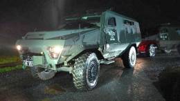 Veh�culos blindado Bastion 4X4 de Carabineros de Chile.