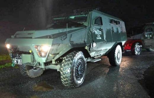 Veh�culos blindado Bastion 4X4 de Carabineros de Chile.