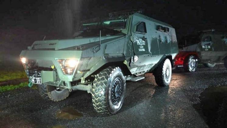 Veh�culos blindado Bastion 4X4 de Carabineros de Chile.