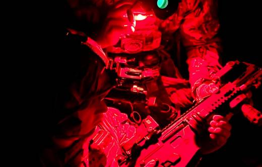Soldados del Destacamento de Monta�a N�9 �Arauco� del Ej�rcito de Chile. 