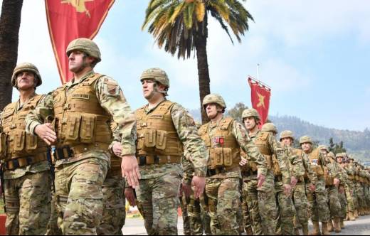Reservistas del Ej�rcito de Chile.
