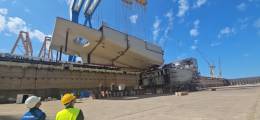 El bloque instalado recientemente (Navantia)