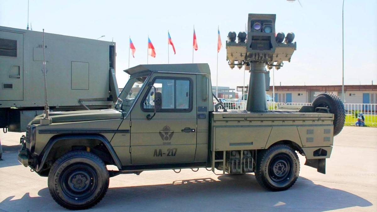 Sistema de defensa a�rea de corto alcance Mygale de la Fuerza A�rea de Chile (FACh)